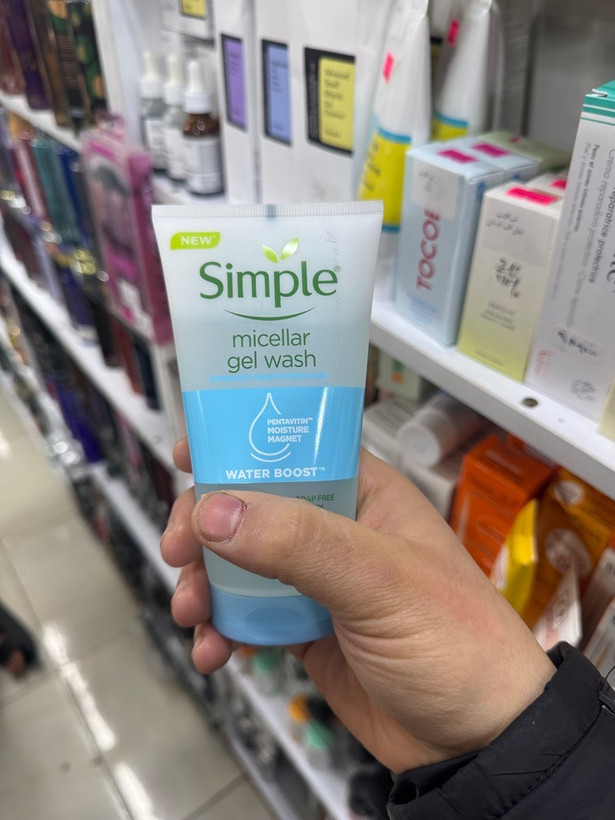 میسلار ژل شستشو سیمپل /واتر بوست/