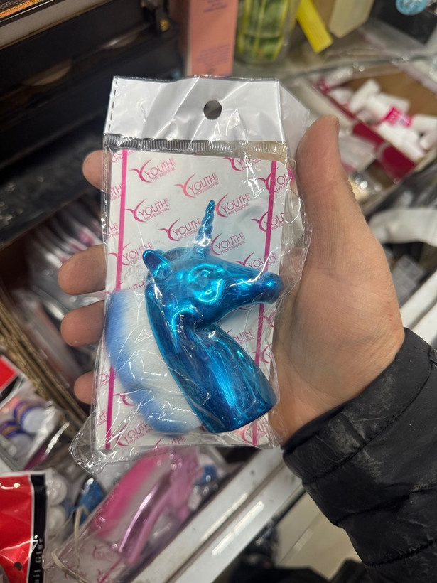 براش تمیز کننده . ناخن .  طرح تک شاخ