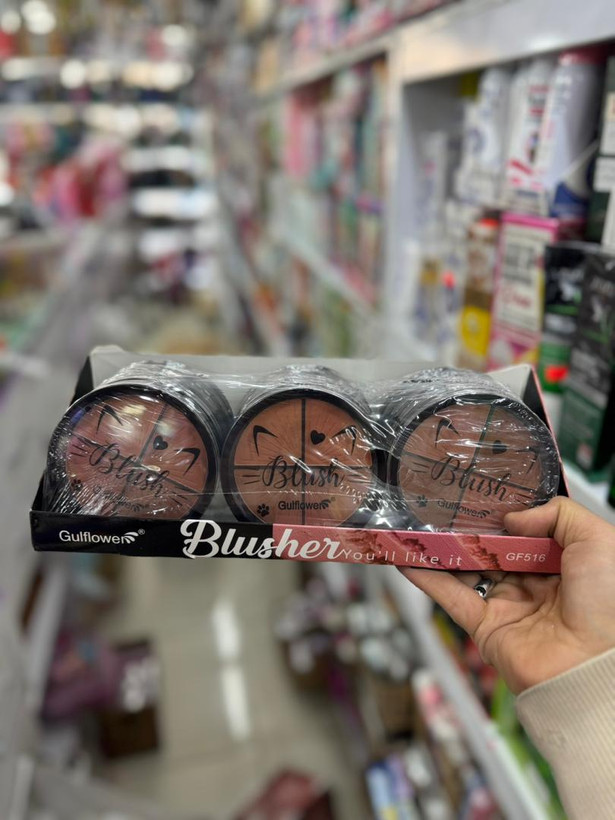 سایه و رژگونه چهار رنگ  مات