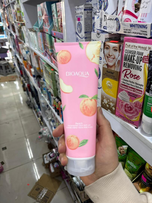 نمک بدن هلو .بیو اکوا