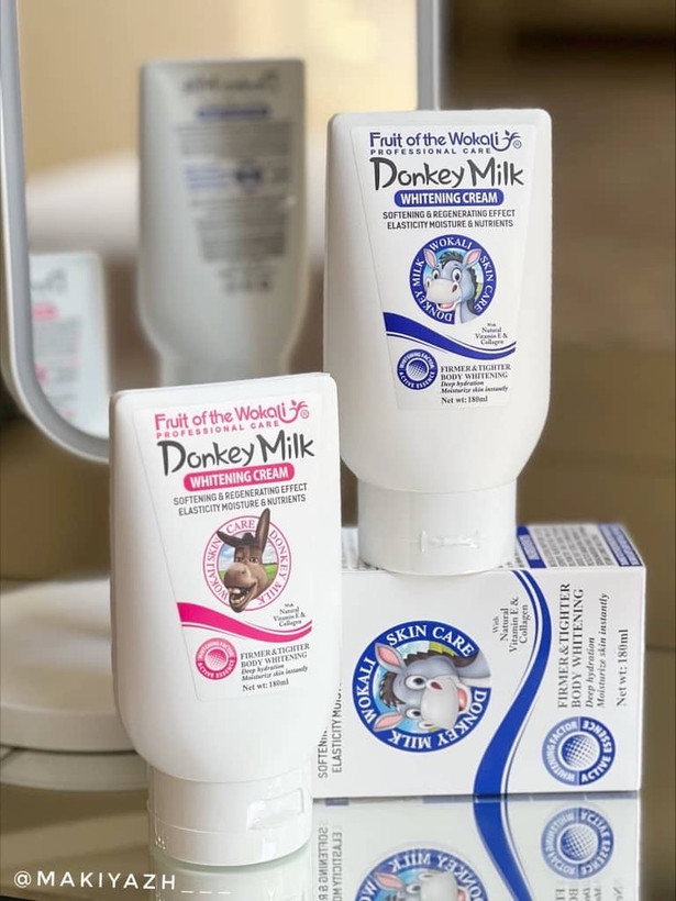 کرم روشن کننده شیر الاغ وکانی